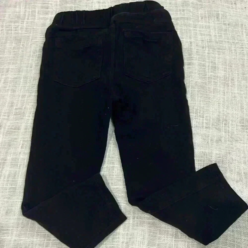 Girls Toddler black elastic waistband pants